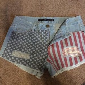 American flag shorts